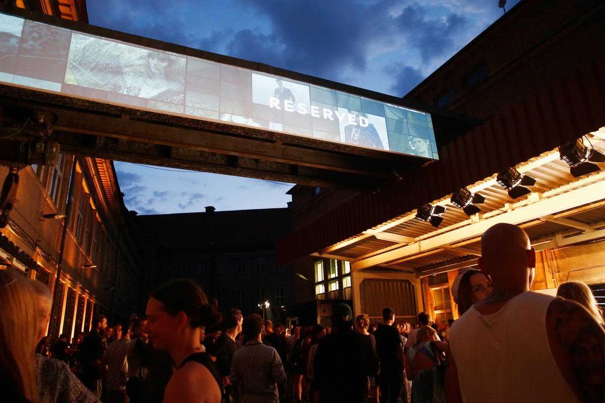 BERLIN, GERMANY - JULY 10: A general view of atmosphere is pictured during the Reserved - Let's Fashion Party at the Mercedes-Benz Fashion Week Spring/Summer 2015 at Alte Muenze on July 10, 2014 in Berlin, Germany. (Photo by Andreas Rentz/Getty Images for Reserved) 	 Byline: 	Andreas Rentz 	 Copyright: 	2014 Getty Images