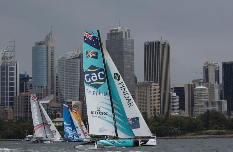 GAC Pindar Team Australia Record First Podium Finish at Sydney Extreme Sailing Series