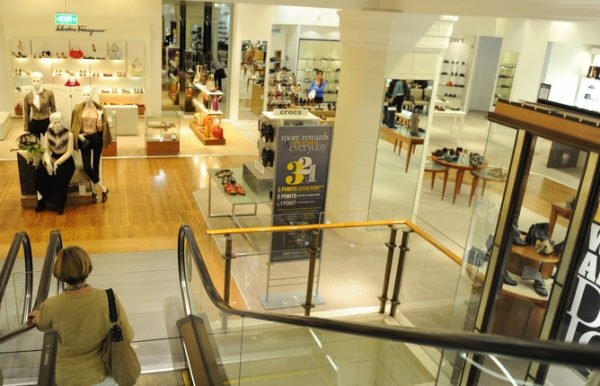 David Jones plans to reinforce its position as a high-end retailer by downsizing stores and focusing on customer service. AAP