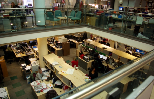 Open-plan layouts showed considerably higher dissatisfaction rates than enclosed office layouts, the data showed. John Blower