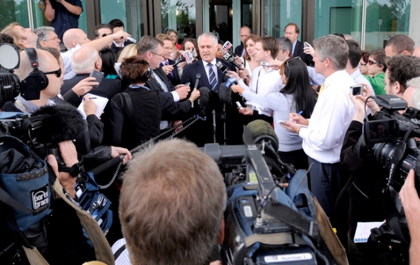 How will new communications minister Malcolm Turnbull and the Coalition approach the vexed issue of media reform? AAP/Alan Porritt