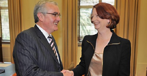 Andrew Wilkie gave Australia Gillard