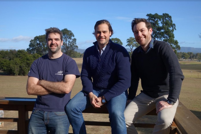 Co-founders, from left to right, Kevin Baum, Justin Webb and John Fargher