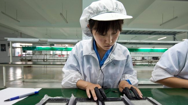 From China to the world: Chinese companies have relied on business-to-business sales, and haven’t developed well-known brands. EPA/Adrian Bradshaw